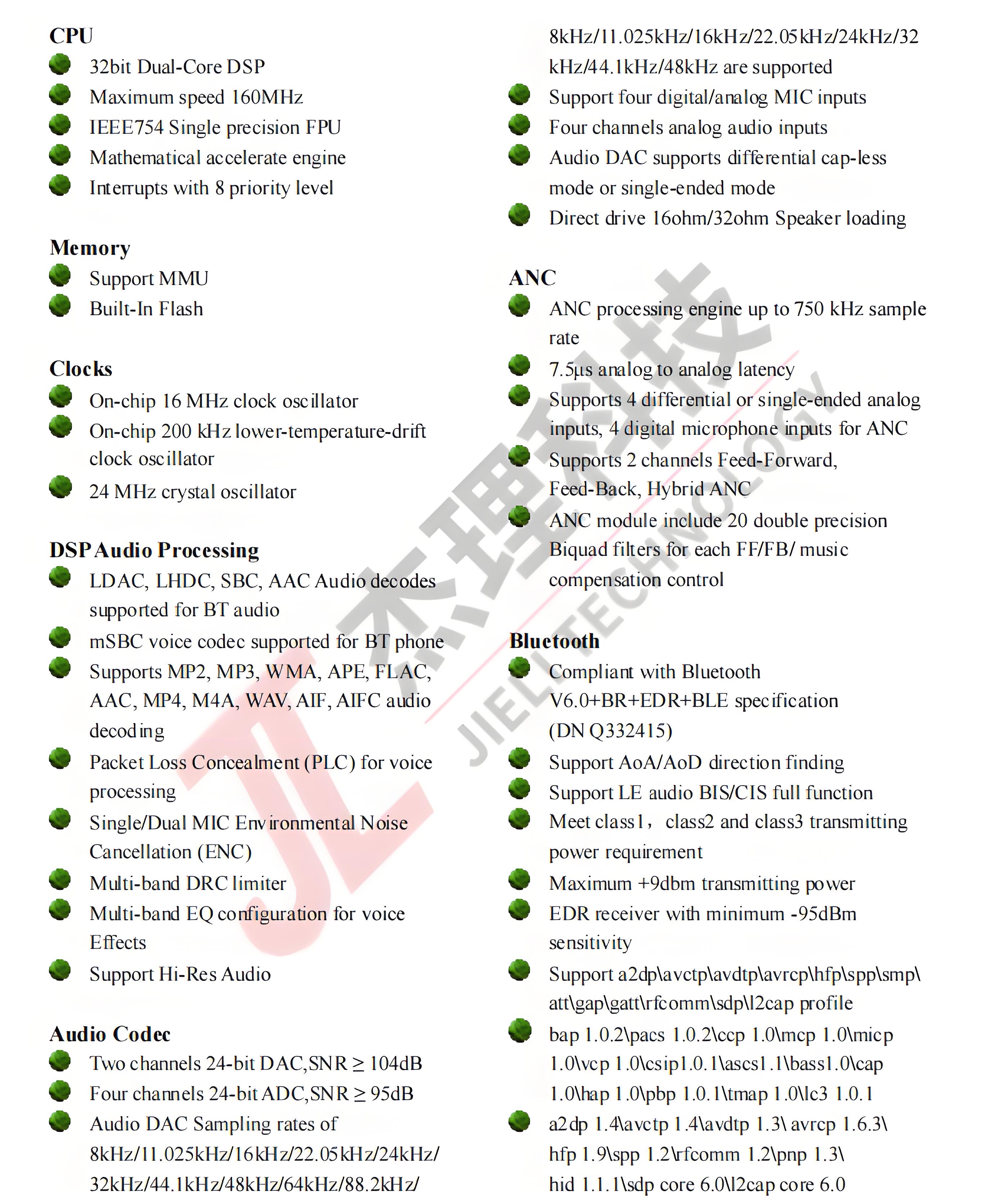JL7018F6 Features